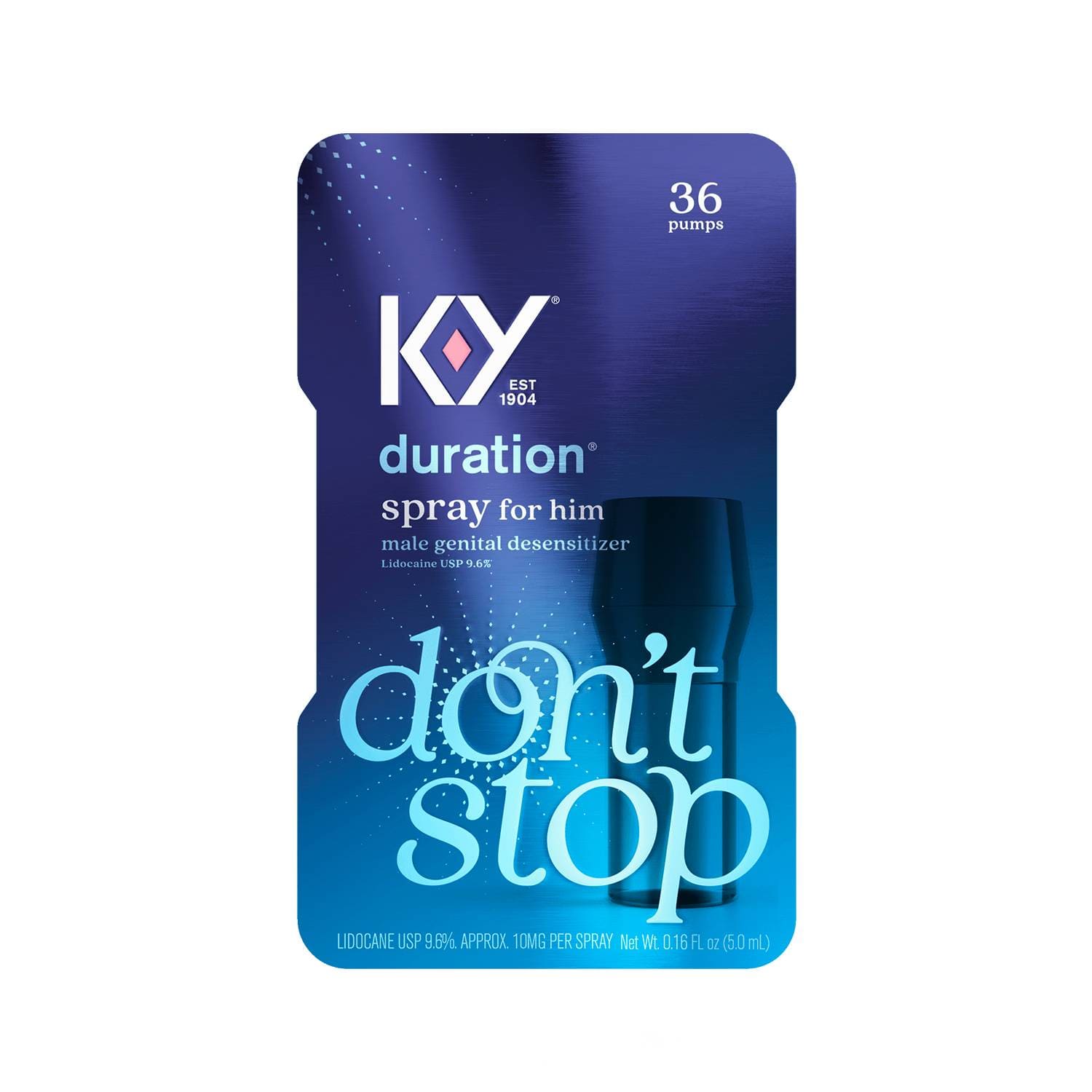 K Y Duration Men s Desensitizing Spray K Y USA